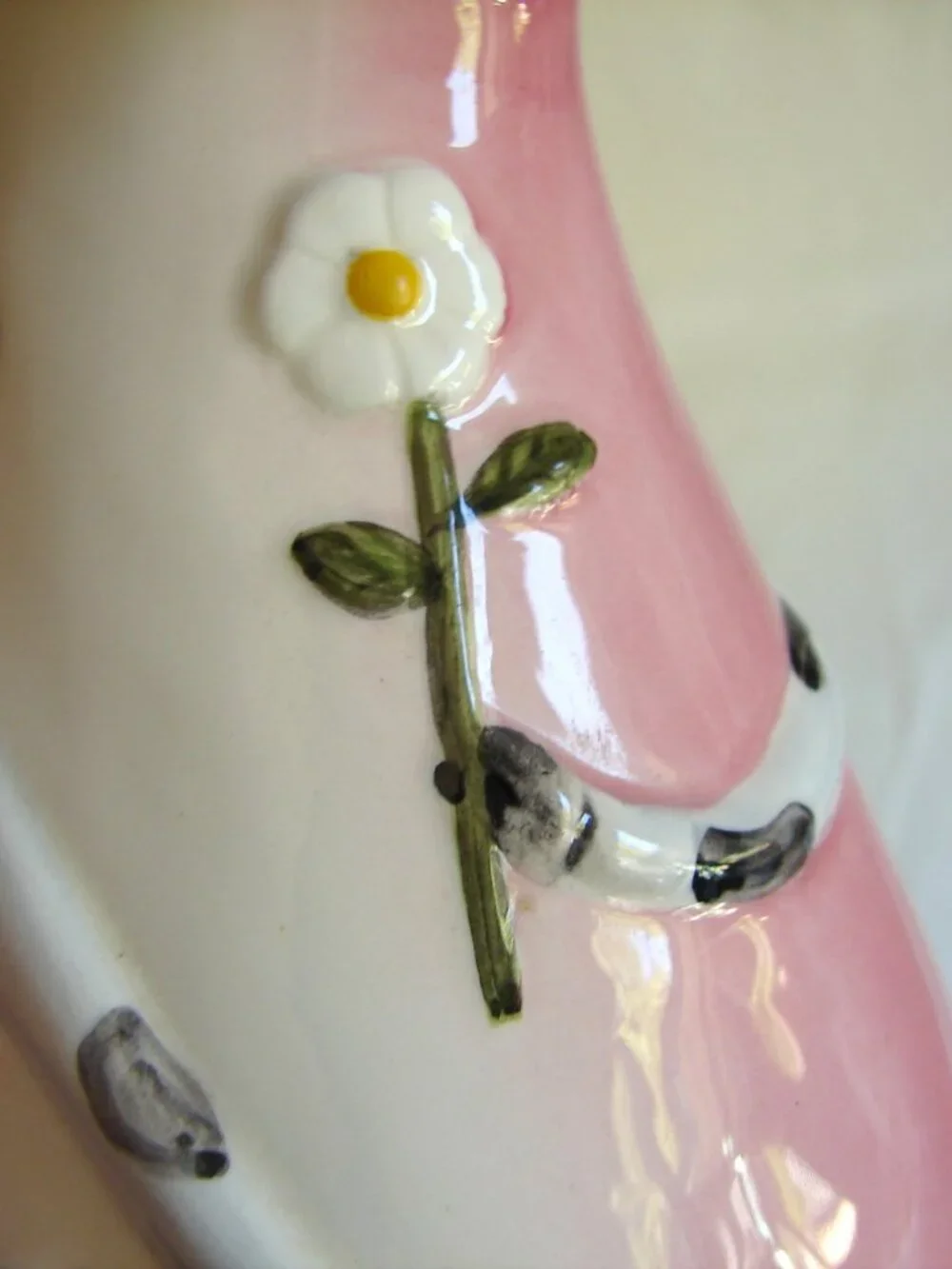 Rare Department 56 'Bee Happy' COW CREAMER, Claire Mackie (no Sugar) Dept.